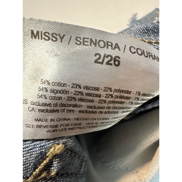 Coastal Retro Style Vintage America Blues Denim Shorts Size 2 Embroidered Flower - Picture 7 of 9